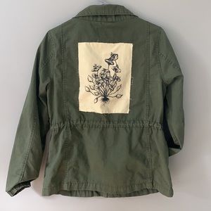Field Jacket with Original Art Patch by Amara Hollow Bones - Women’s Listing